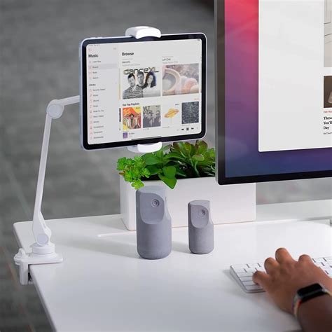 ipad adjustable stand|Twelve South HoverBar Duo for iPad .